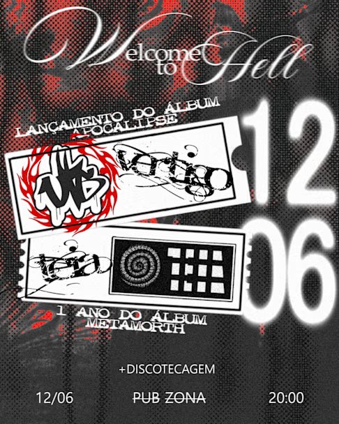 Zona Apresenta: 12/06 Teia / Vertigo