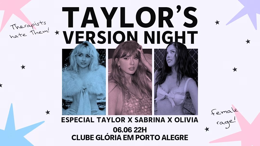 Taylor's V. Night: Taylor X Sabrina X Olivia em Porto Alegre