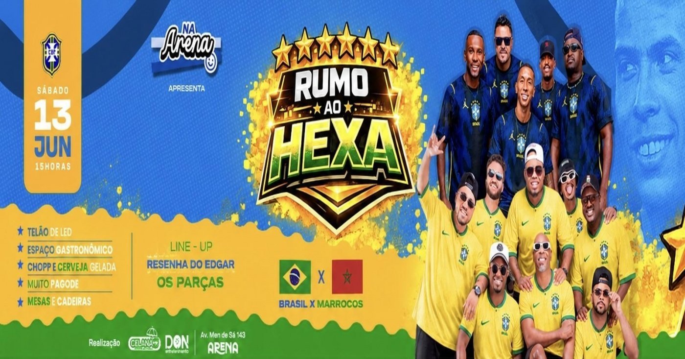 RUMO AO HEXA NA ARENA | BRASIL VS MARROCOS