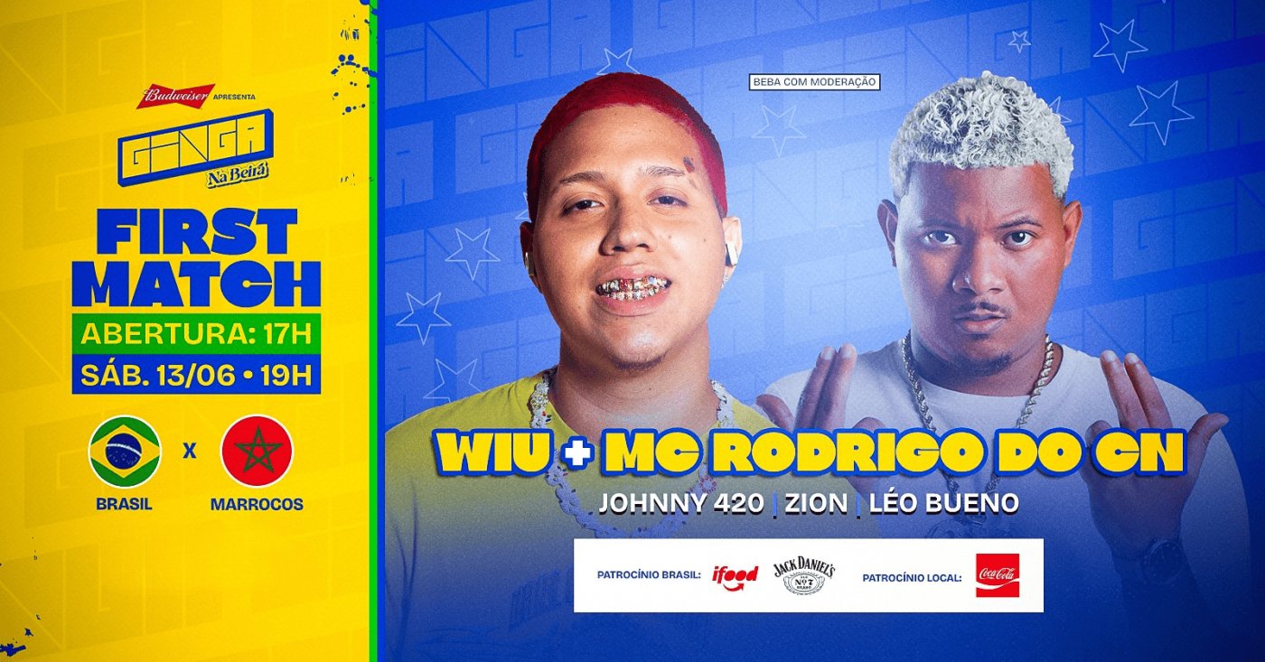 13.06 | FIRST MATCH | Brasil x Marrocos // WIU + RODRIGO DO CN