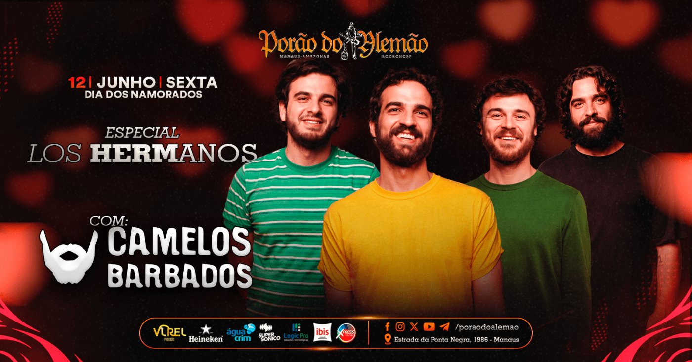 Especial Los Hermanos com a banda CAMELOS BARBADOS