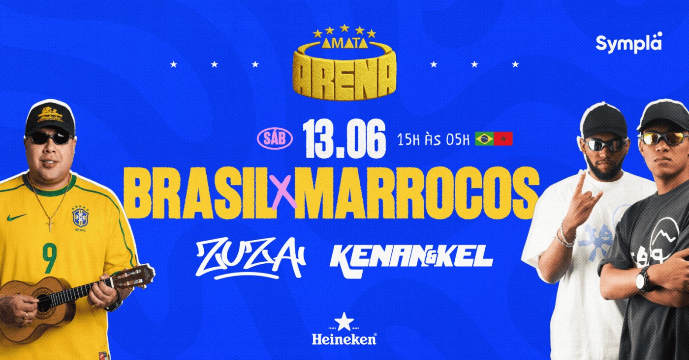 Arena Amata: Brasil x Marrocos - com Kenan e Kel & Zuza