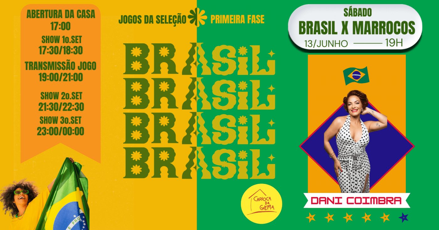 Jogo Brasil com Dani Coimbra