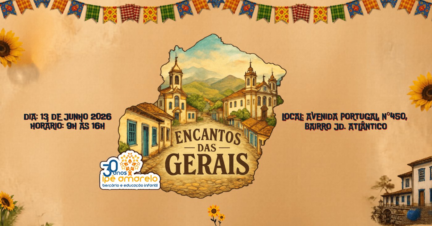 Arraiá Ipê Amarelo - Encantos das Gerais