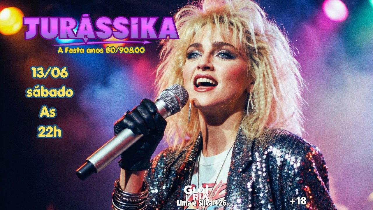 JURASSIKA - A festa anos 80/90 & 2000