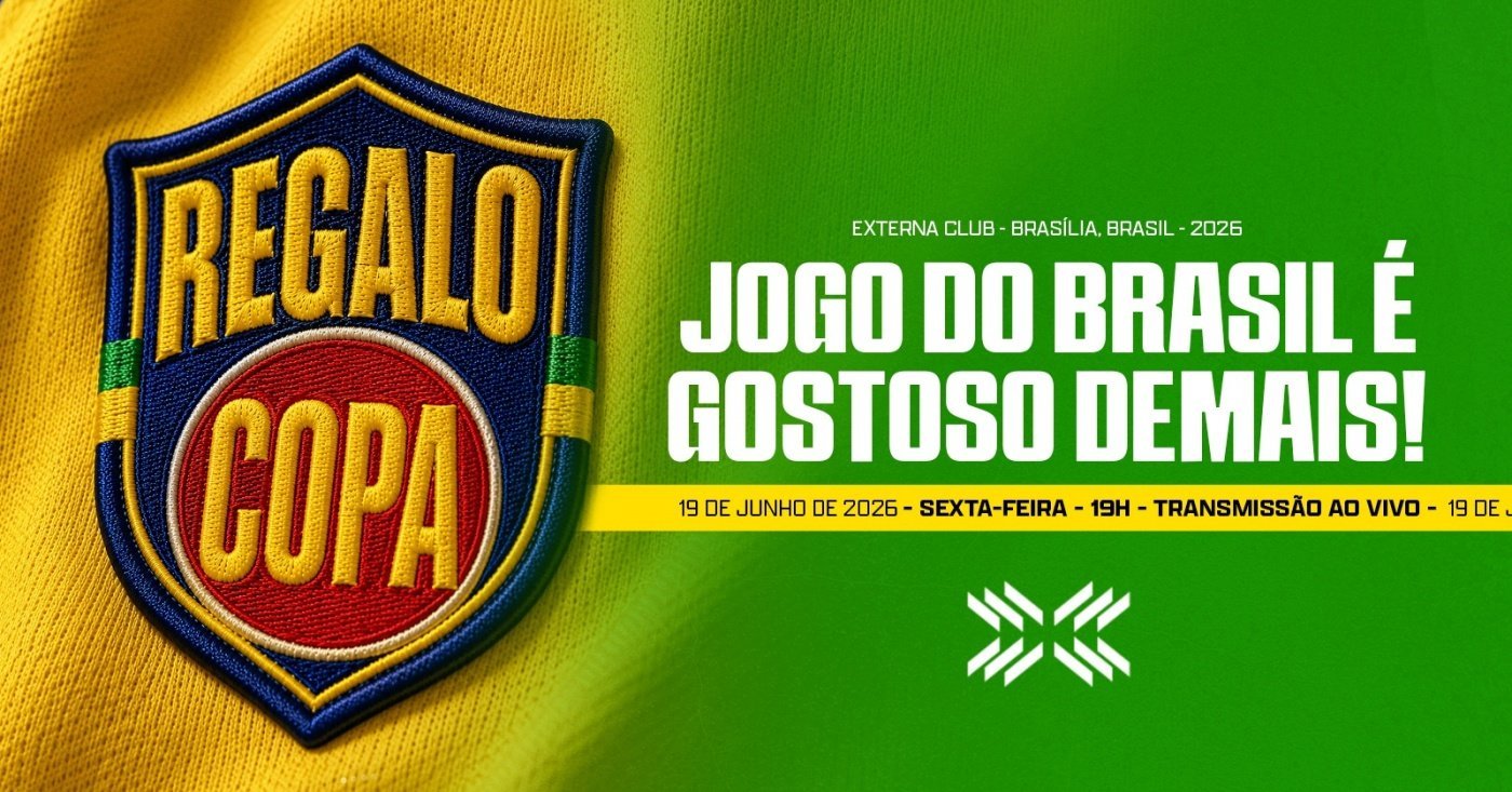 REGALO DA COPA - TRANSMISSÃO DO JOGO DO BRASIL NO TELÃO