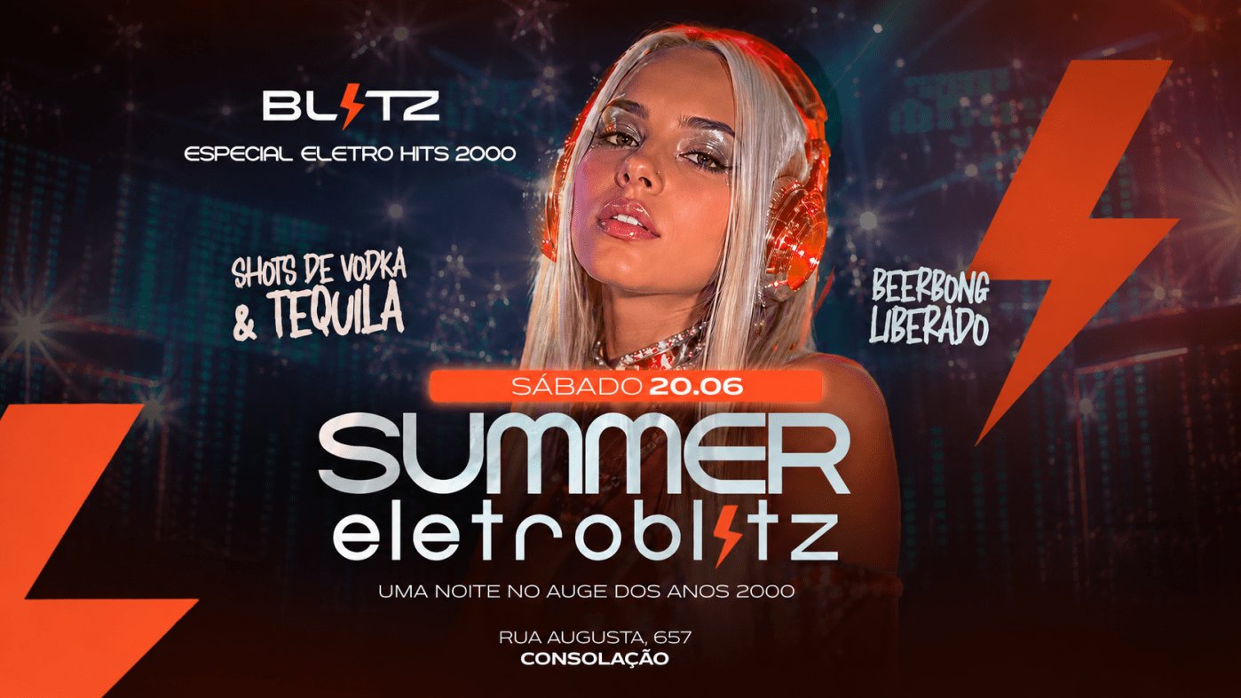 SUMMER ELETRO BLITZ - Os hits que marcaram o início dos anos 2000!