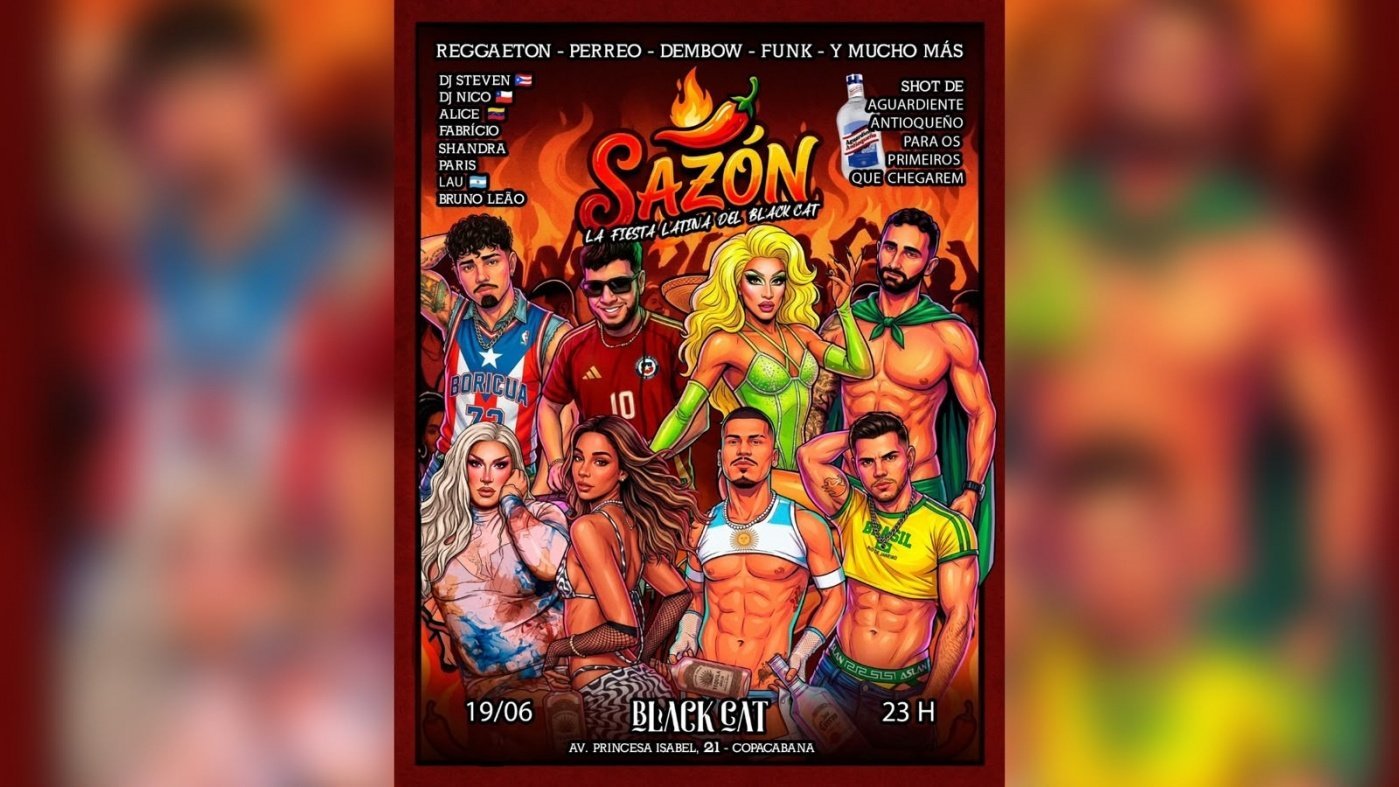 Black Cat: SAZÓN | Sexta, 19 de junho - 23h