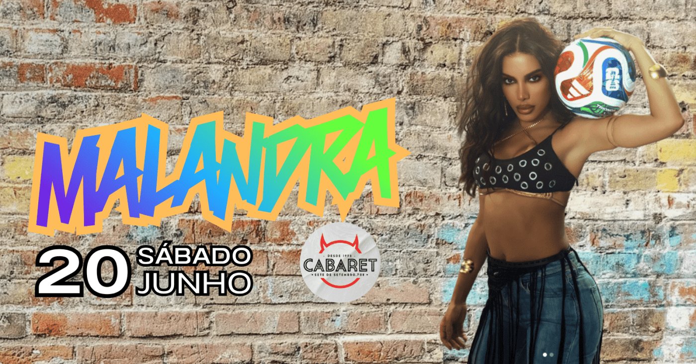 MALANDRA - FUNKPOP - 20.06 - CABARET POA