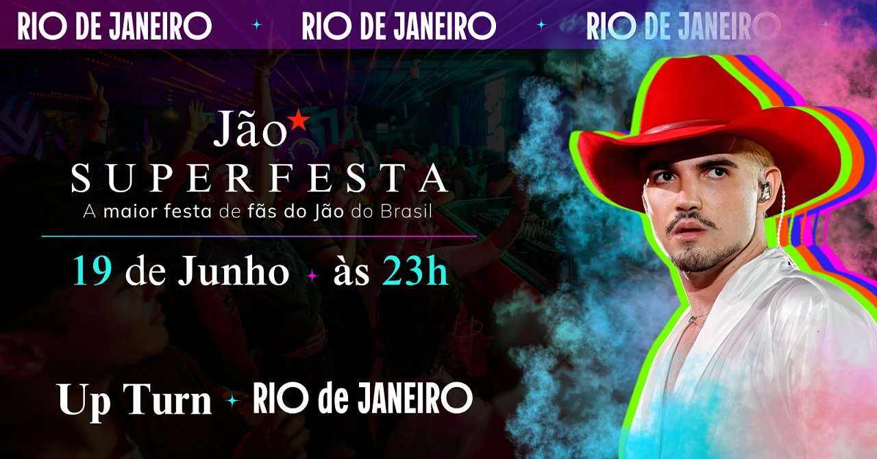 SUPERFESTA DE FÃS DO JÃO - RIO DE JANEIRO
