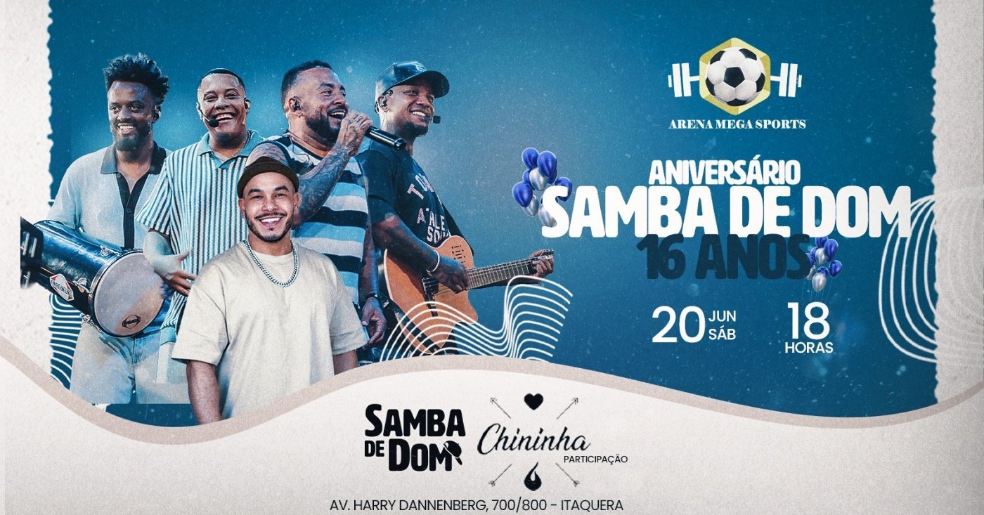 Aniversário Samba de Dom - 16 Anos