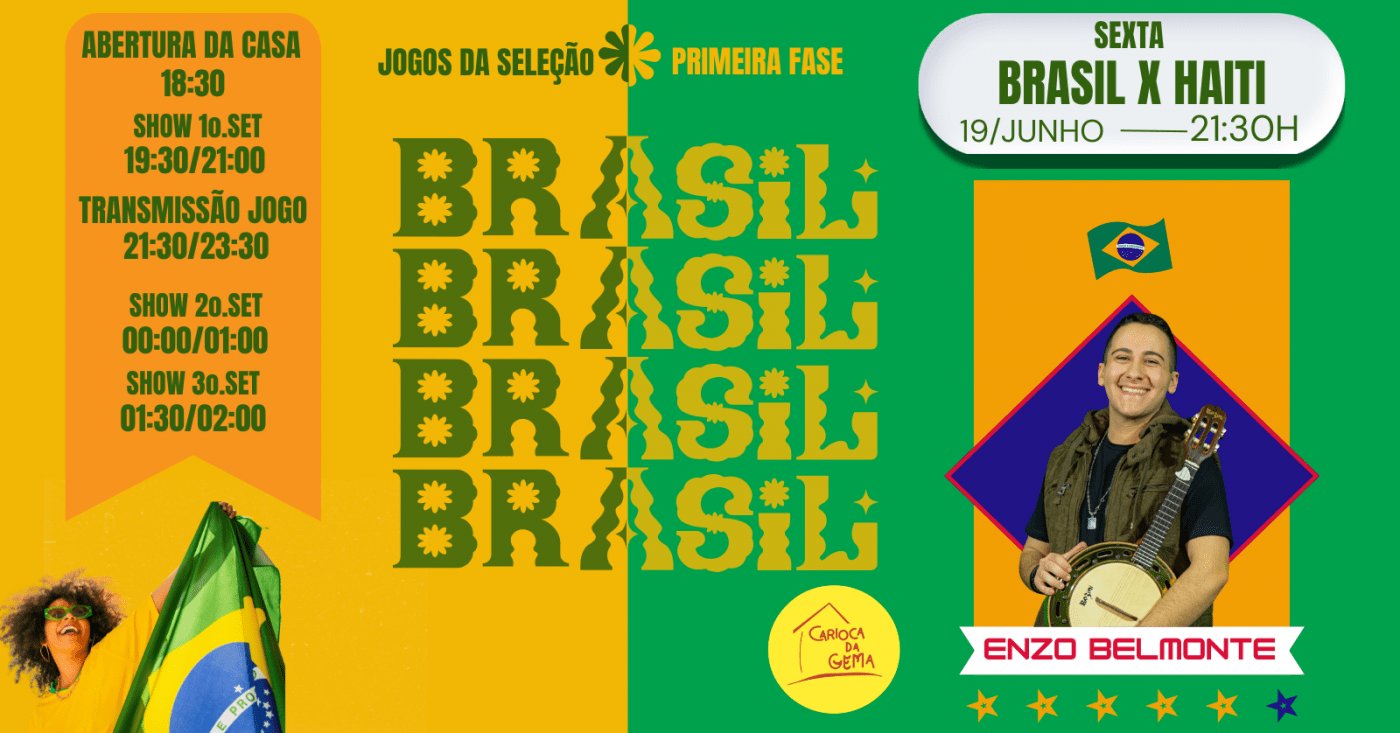 Jogo Brasil com Enzo Belmonte