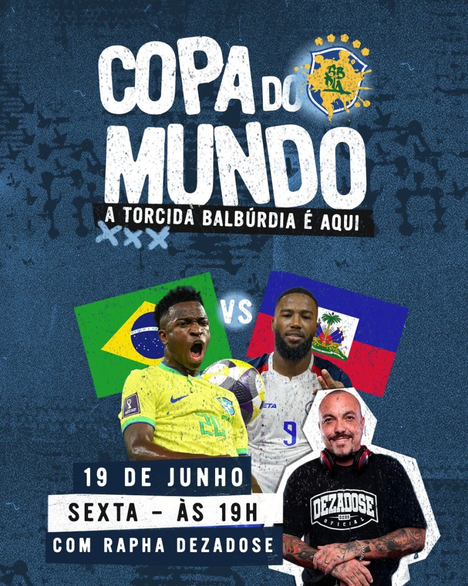 BRASIL X HAITI - MÚSICA COM DJ RAFA DEZADOSE