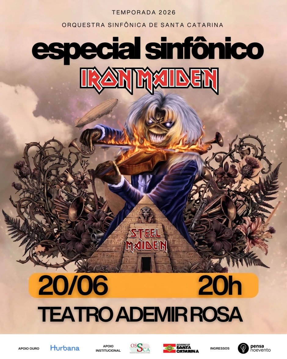 Especial Sinfônico Iron Maiden - OSSCA & Steel Maiden