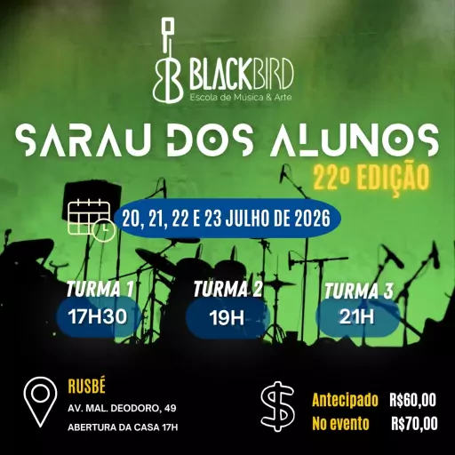 22º Sarau dos Alunos Blackbird
