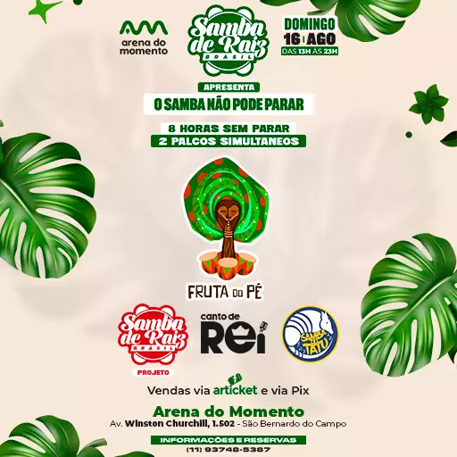 Samba de Raiz | Arena do Momento