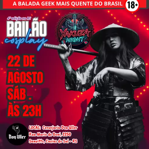 Bailão Cosplay RS Yakuza Night