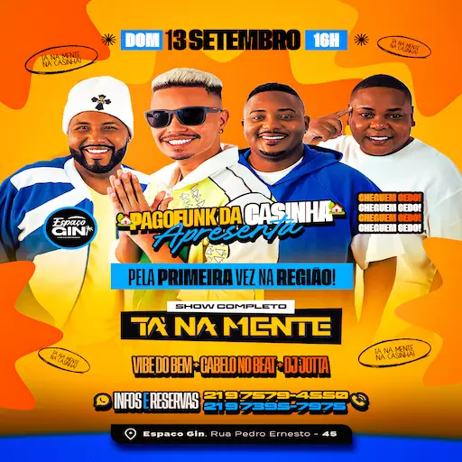 PAGOFUNK DA CASINHA - TÁ NA MENTE