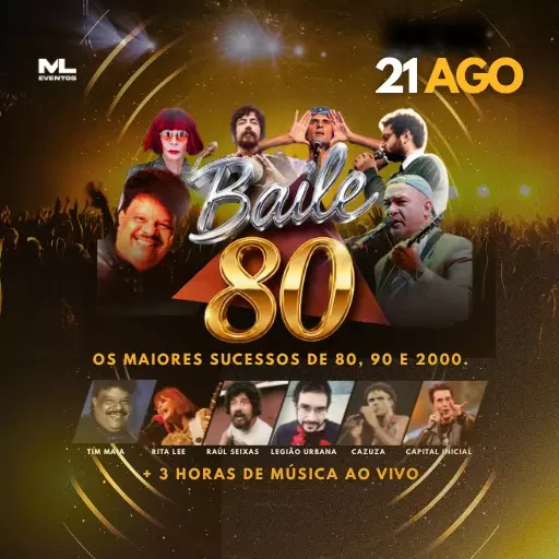 Baile 80 em Curitiba