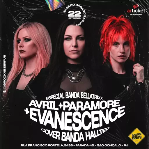 EVANESCENCE + PARAMORE + AVRIL