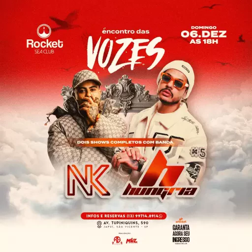 Encontro de Vozes na Rocket Sea Club