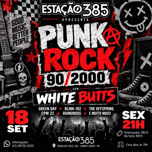 Punk Rock 90/2000 - White Butts