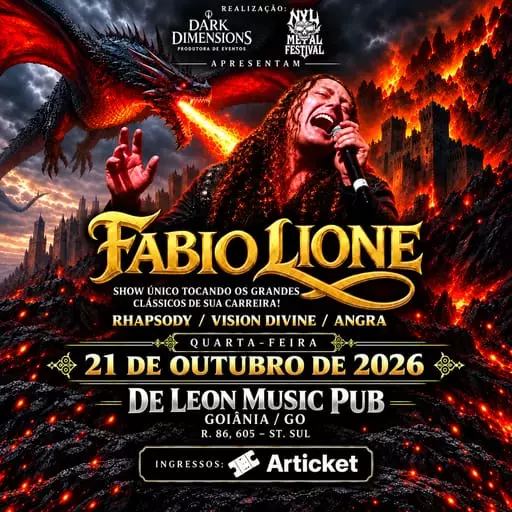 Fabio Lione em Goiânia