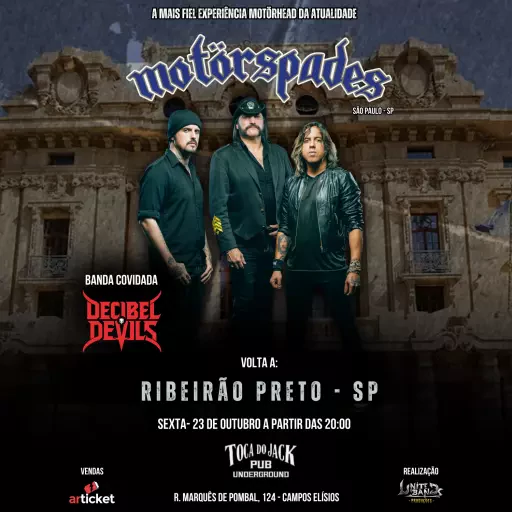 MOTÖRSPADES EM RIBEIRÃO PRETO - SP