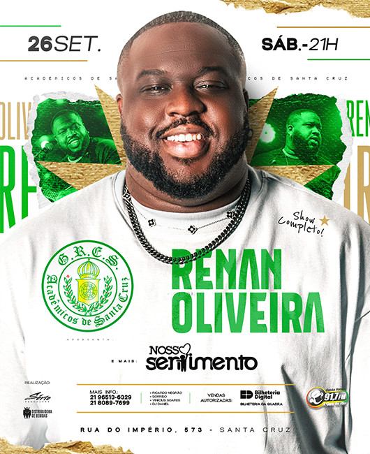 Acadêmicos de Santa Cruz apresenta: Renan Oliveira