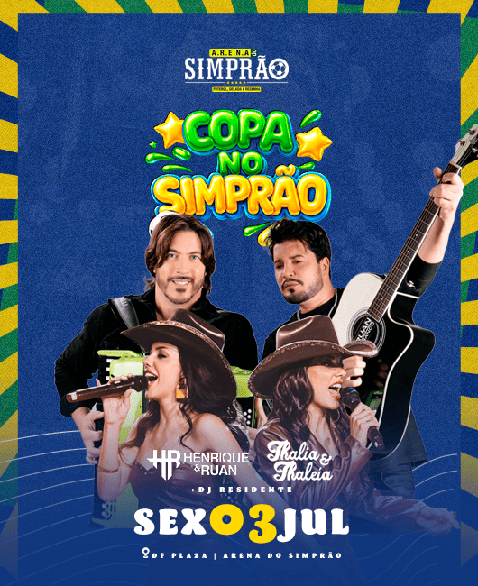 ARENA SIMPRÃO | HENRIQUE E RUAN + THALIA E THALEIA