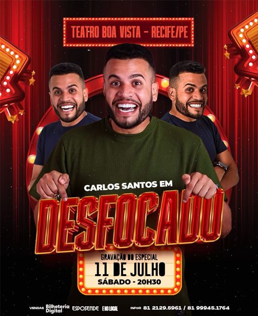 CARLOS SANTOS EM DESFOCADO