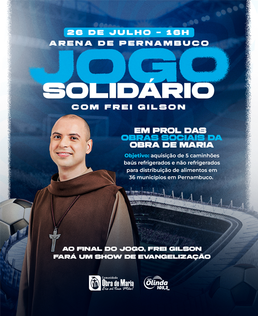 JOGO SOLIDÁRIO COM FREI GILSON