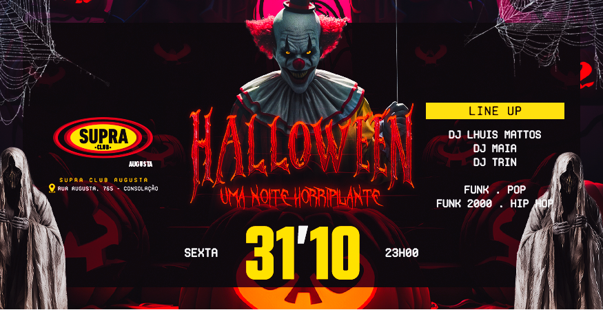 Supra Augusta | Halloween | Sábado 31/10