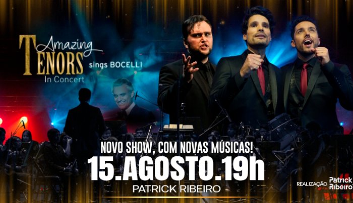 Amazing Tenores | Sing Bocelli | In Concert