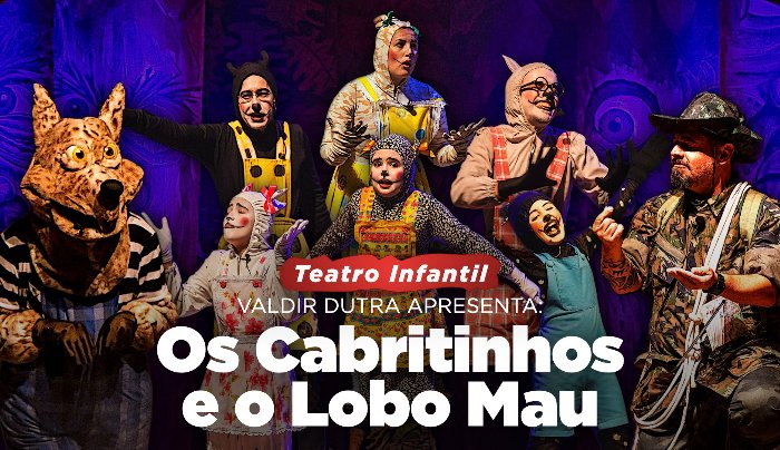 OS CABRITINHOS E O LOBO MAU | Teatro Infantil