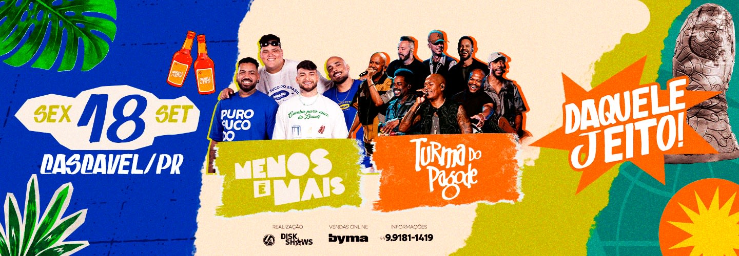 DAQUELE JEITO - MENOS É MAIS + TURMA DO PAGODE