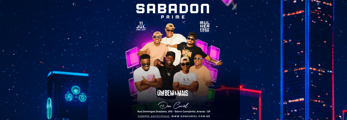 SABADON PRIME | UM BEM A MAIS + DJ ERISTTON C.