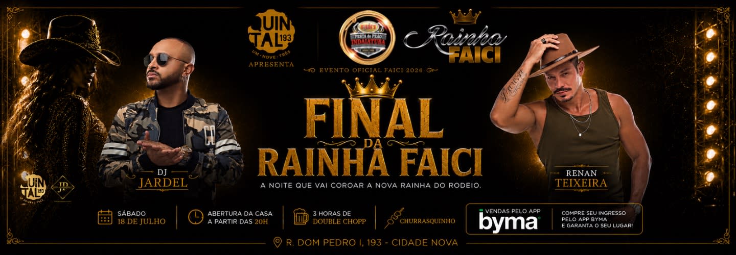Final Rainha Faici 2026 š¤