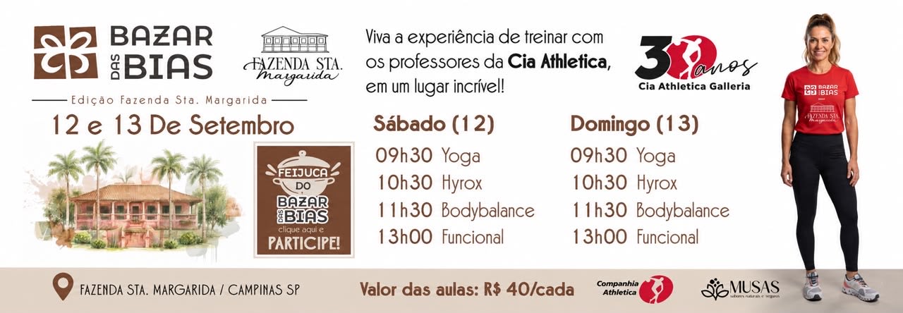Cia Athletica Galleria + Bazar das Bias