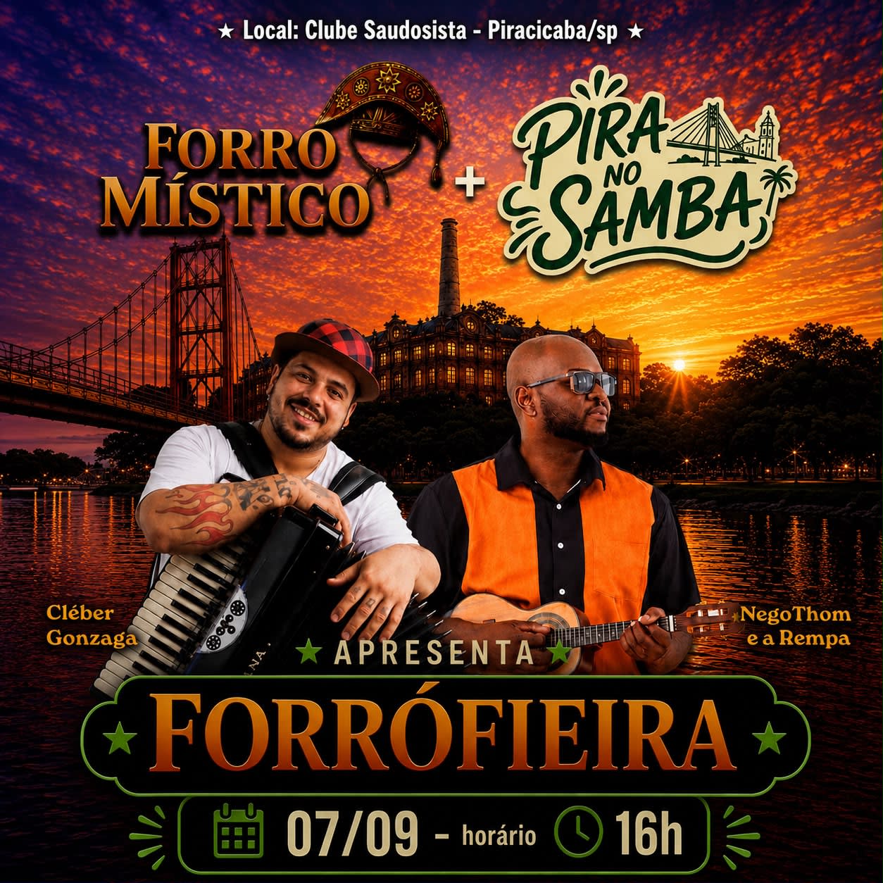 Forró Místico + Pira no samba