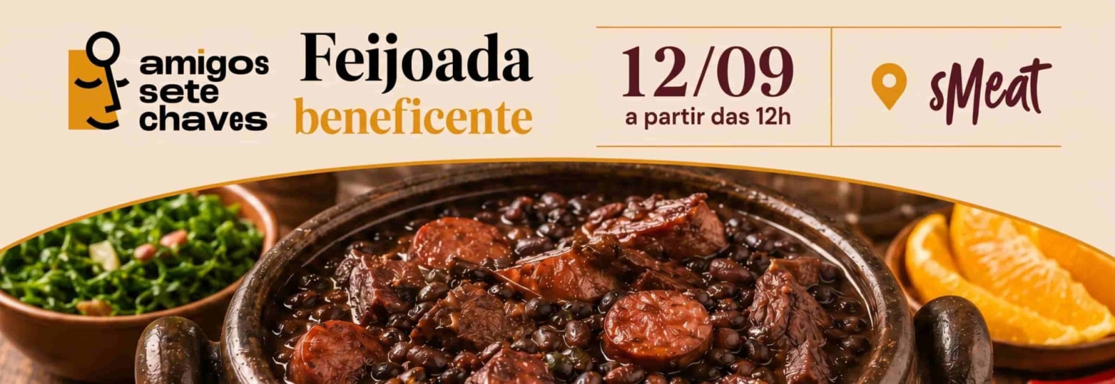 7ª Feijoada Solidária Amigos Sete Chaves