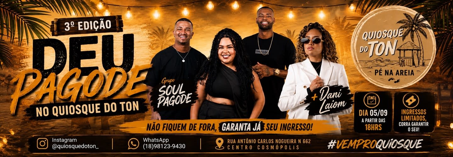 Deu Pagode com Soul Pagode + Dani Laiom