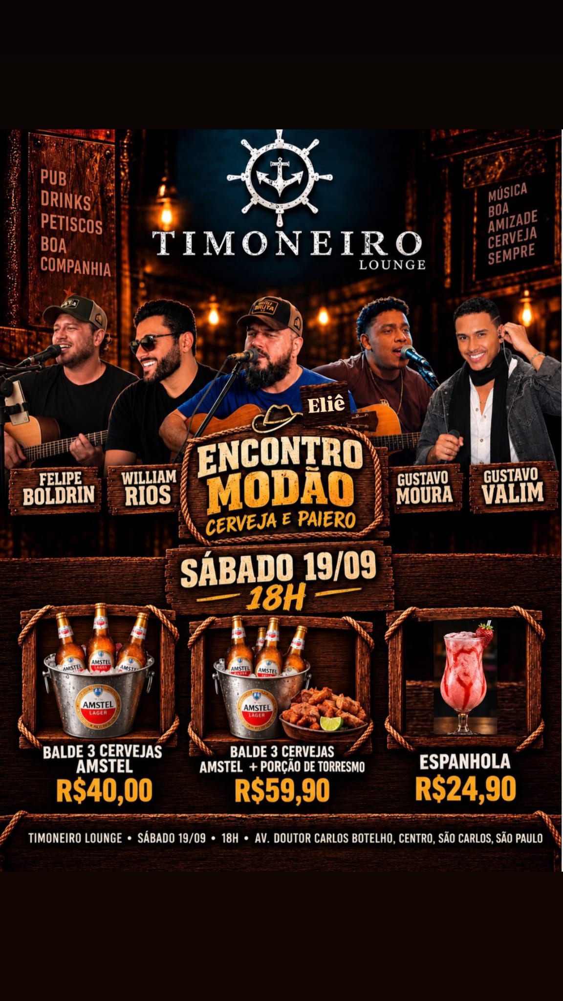 MODÃO CERVEJA E PAIERO