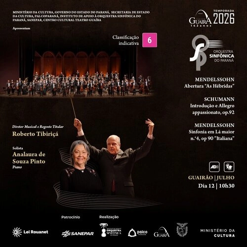 Concerto da Orquestra Sinfônica do Paraná