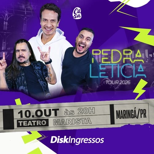 PEDRA LETÍCIA - TOUR 2026