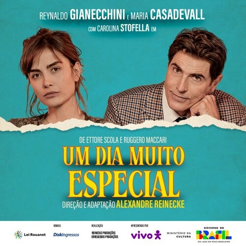 UM DIA MUITO ESPECIAL, COM REYNALDO GIANECCHINI E MARIA CASADEVAL