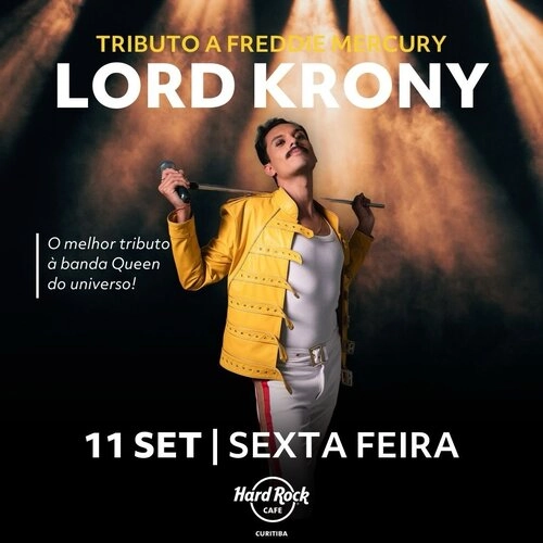 FREDDIE VERSO COM LORD KRONY - Tributo a Freddie Mercury