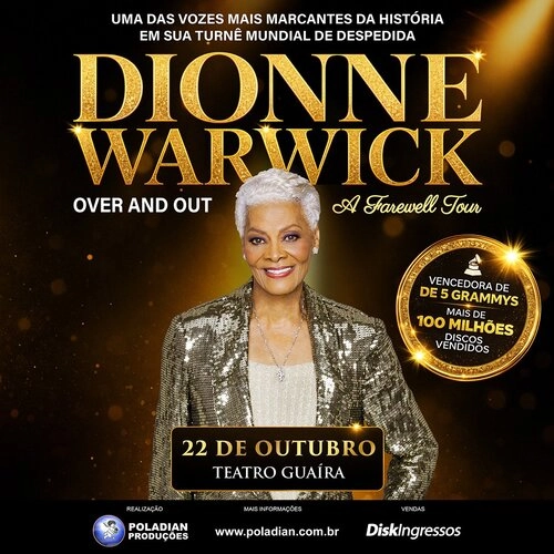 DIONNE WARWICK - OVER AND OUT A FAREWELL TOUR