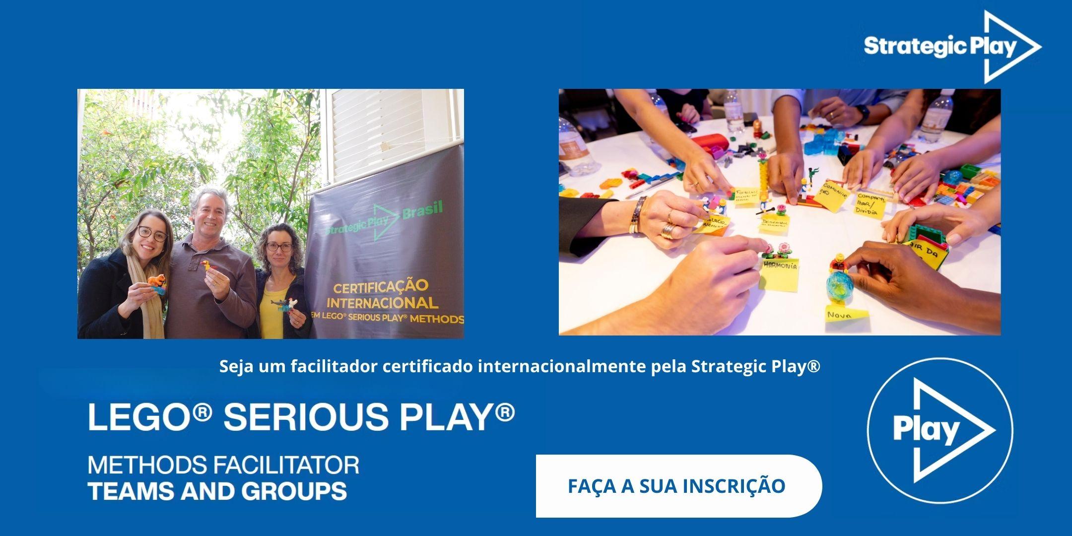 Certificação LEGO® SERIOUS PLAY® Methods para Times & Grupo