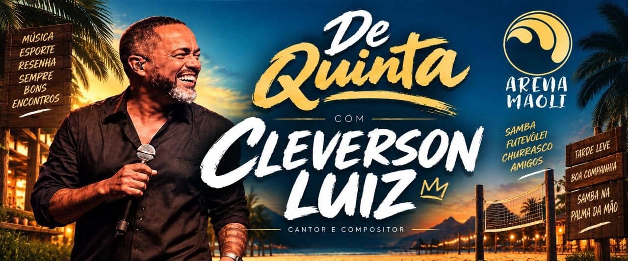 Capa do evento De Quinta com Cleverson Luiz